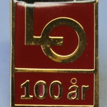 LO 100 års jubileums merke