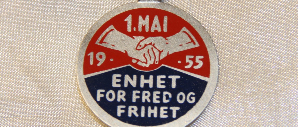 1 mai 1955 NKP (merke ligger i J.O. Havdal sin samling)
