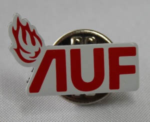AUF jakke pin ny logo