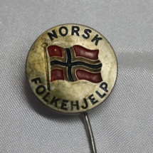 Norsk Folkehjelp Nålemerke med lang nål