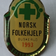 Norsk Folkehjelp merker Buskerud 1993