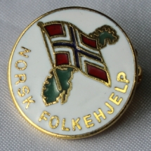 Norsk Folkehjelp merker tidlig logo