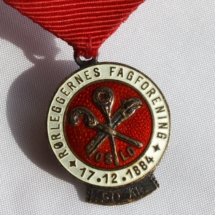 Rørleggernes fagforening Oslo 50 års medalje