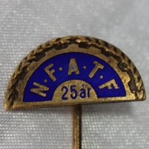 Norsk Forbund for arbeidsledere og tekniske funksjonærer NFATF 25 års medlemsnål