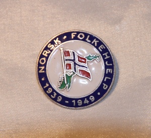 Norsk Folkehjelp 10 års jubileums merke 1939 - 1949