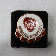 Arbeiderpartiet bronse pins