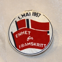 1 mai 1957 NKP (merke ligger i J.O. Havdal sin samling)