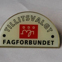 Pin for tillitsvalgte i Fagforbundet