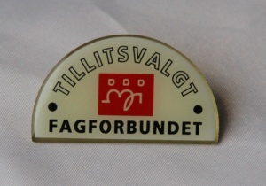 Pin for tillitsvalgte i Fagforbundet