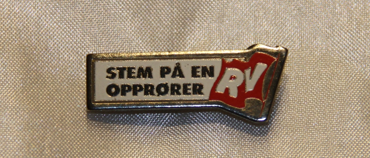 Valgmerke fra Rød Valgallianse RV. RV er i dag en del av partiet Rødt!