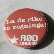 Rød ungdom button